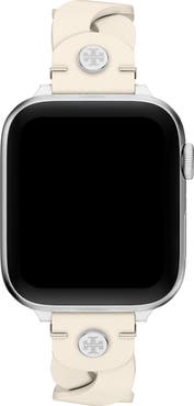 Tory Burch The Miller Braided Leather 20mm Apple Watch® Watchband