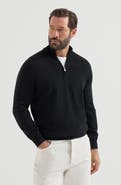 Brunello Cucinelli Cashmere sweater with half zip