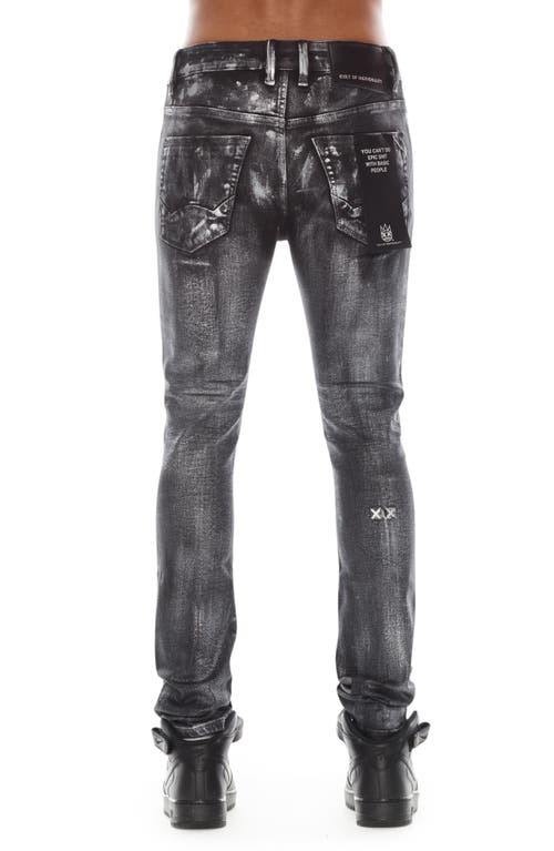 Cult Of Individuality Punk Distressed Super Skinny Jeans In Phantom