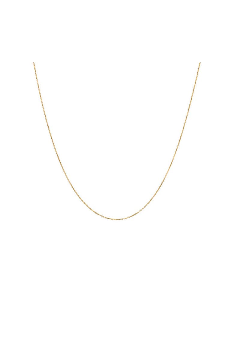 BY ADINA EDEN Dainty Cable Chain Necklace 14K, Main, color, 14K Gold