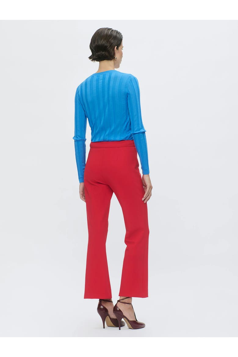 Lola Cropped flare pant, Alternate, color, Red