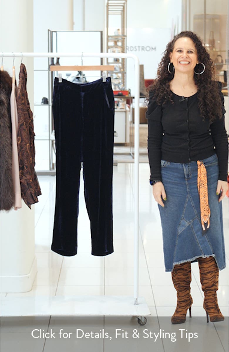 Rebel Velvet Straight Leg Pants, sales video thumbnail
