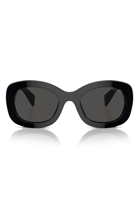 55mm Oval Sunglasses