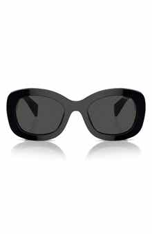 Prada 55mm Oval Sunglasses