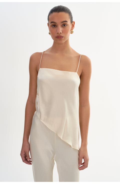Solange | Asymmetric Satin Cami
