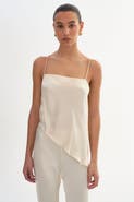 LAMARQUE Solange | Asymmetric Satin Cami