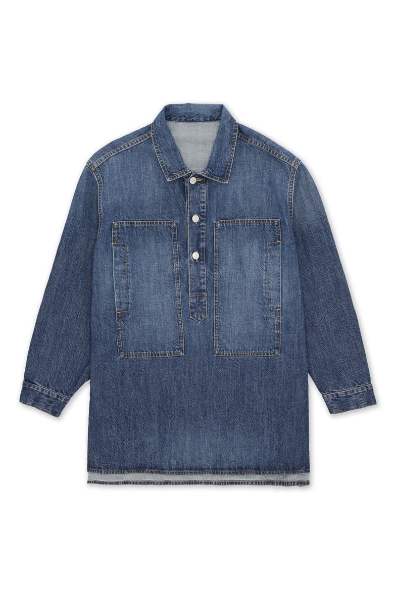 Fuegodress Custom Wash Denim Dress, Main, color, D360