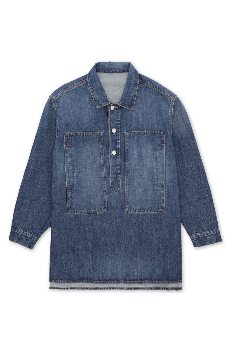 Fortela Fuegodress Custom Wash Denim Dress, Main, color, D360