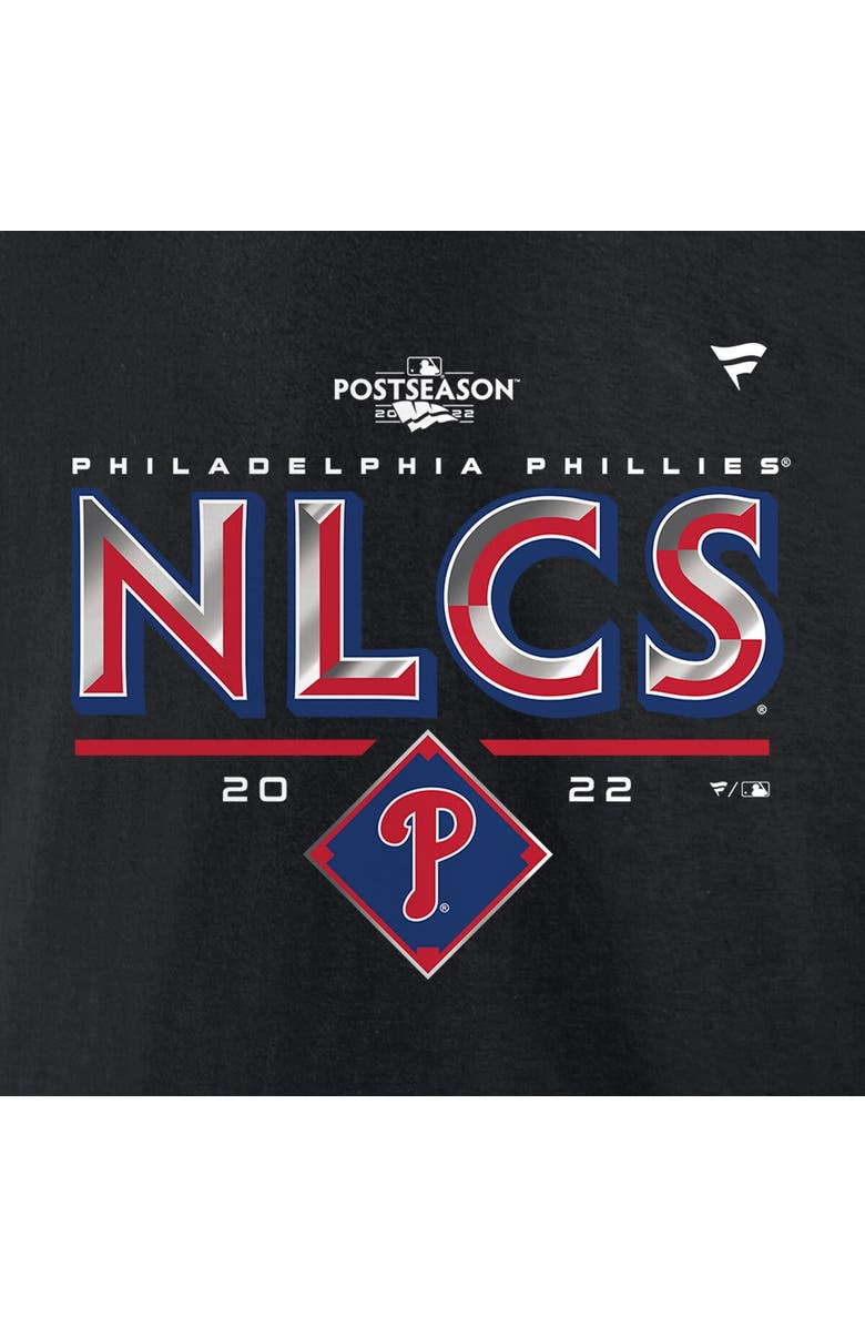 FANATICS Men's Fanatics Branded Black Philadelphia Phillies 2022 Division Series Winner Locker Room T-Shirt, Alternate, color, 