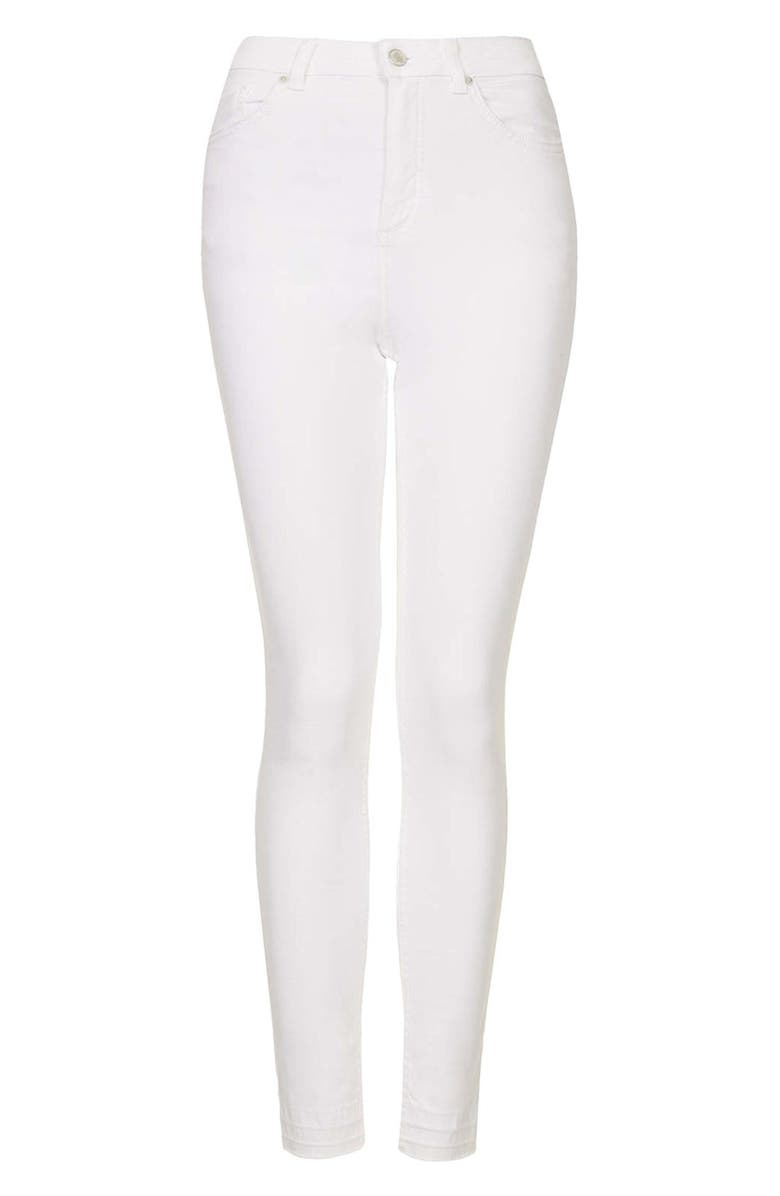 Topshop Moto 'Jamie' Skinny Jeans, Alternate, color, 