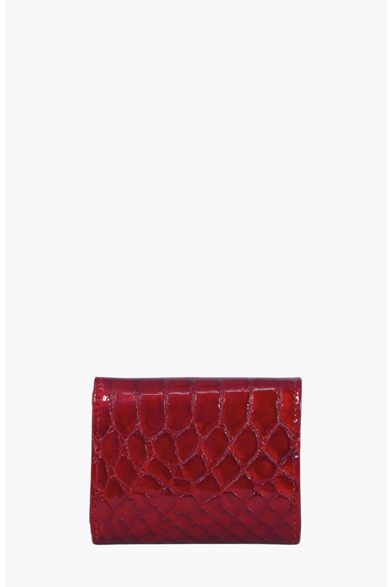 Gallop Patent Leather Wallet 574, Alternate, color, Red