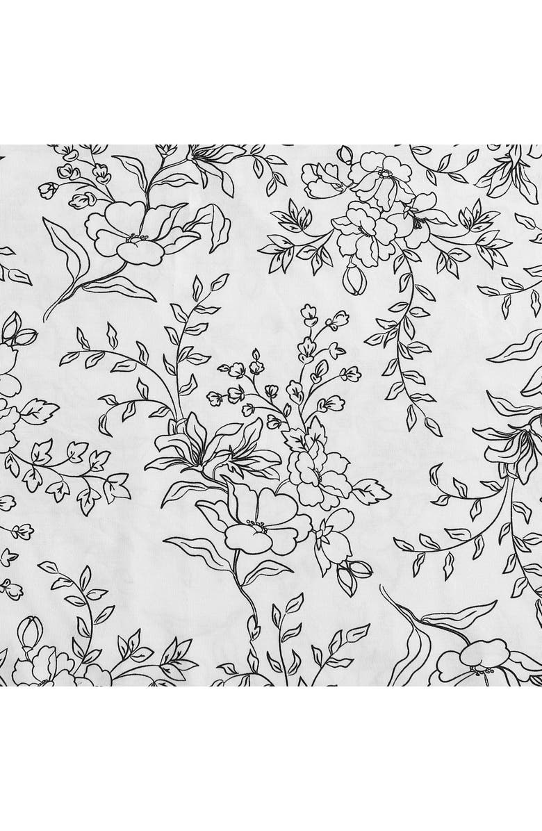 STONE COTTAGE Hawley Floral Print 200 Thread Count Cotton Percale Sheet Set, Alternate, color, White