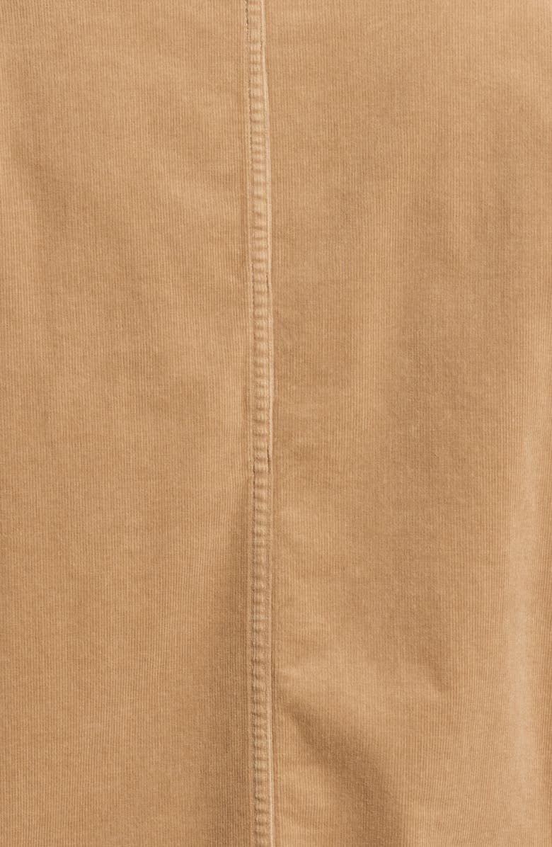 Eileen Fisher Classic Collar Corduroy Jacket, Alternate, color, Biscuit