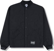 PLEASURES X Zero Skateboards Thomas Quilted Bomber Jacket
