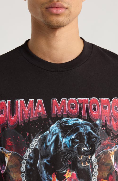 Puma X A$ap Rocky Motors Tee T-shirt In Black