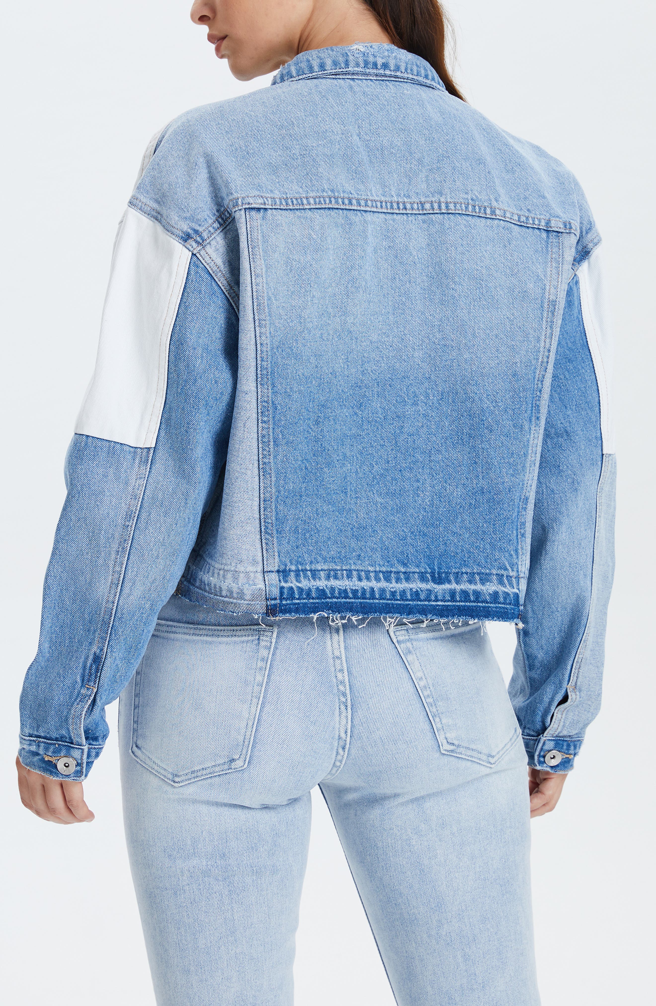 Patchwork Denim Jacket - image 2