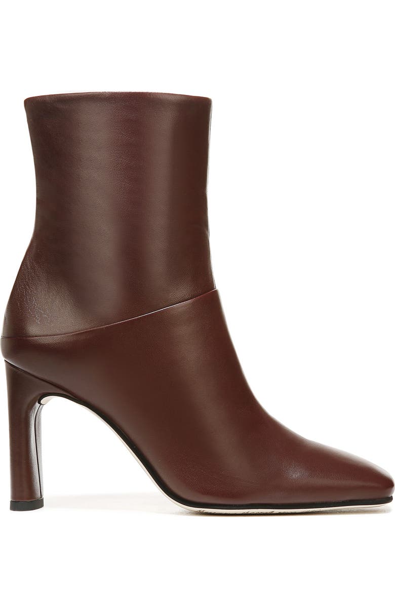 SARTO by Franco Sarto Flexa Comfort Leather Bootie, Alternate, color, Chocolate