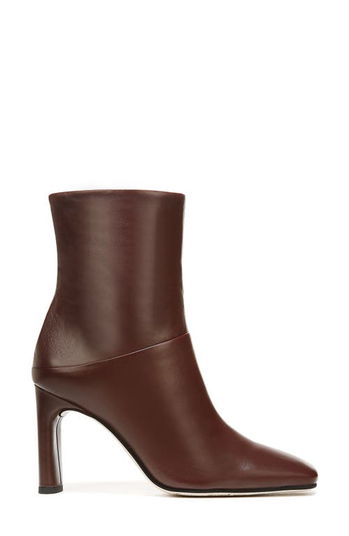 Sarto By Franco Sarto Flexa Comfort Leather Bootie In Brown