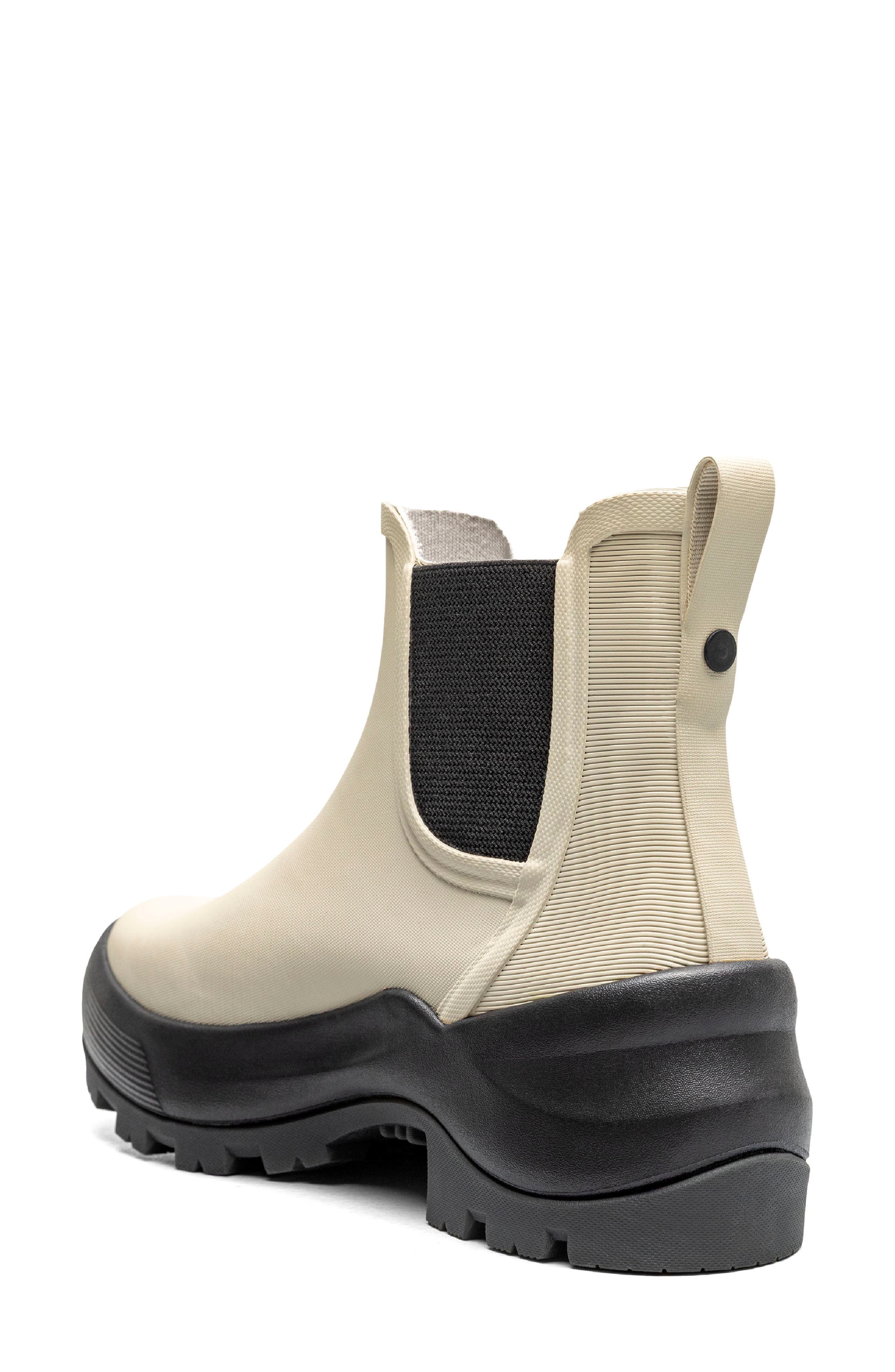 Piper Waterproof Chelsea Rain Boot, Alternate, color, OATMEAL