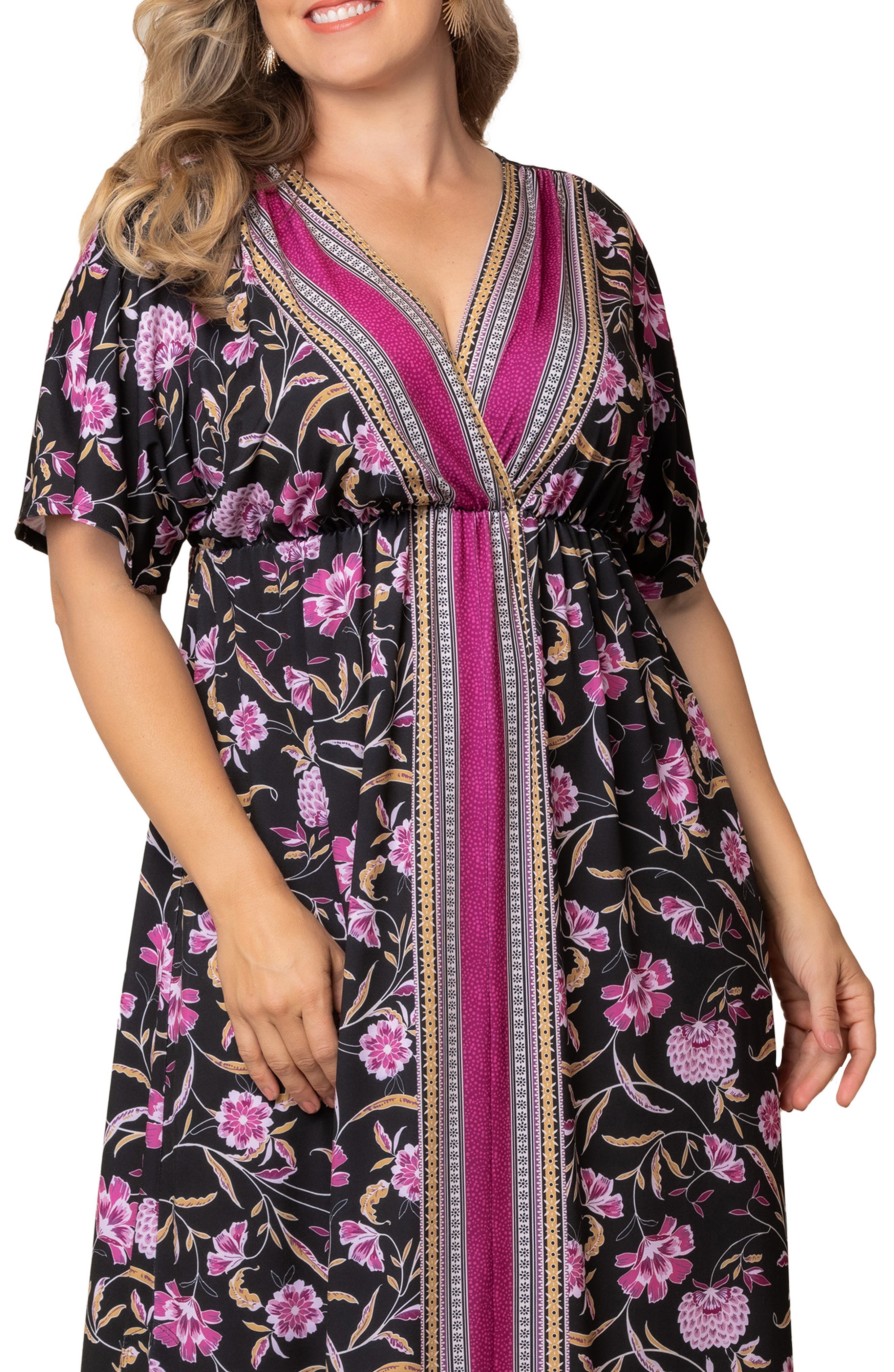 selected MAUVE BORDER PRINT