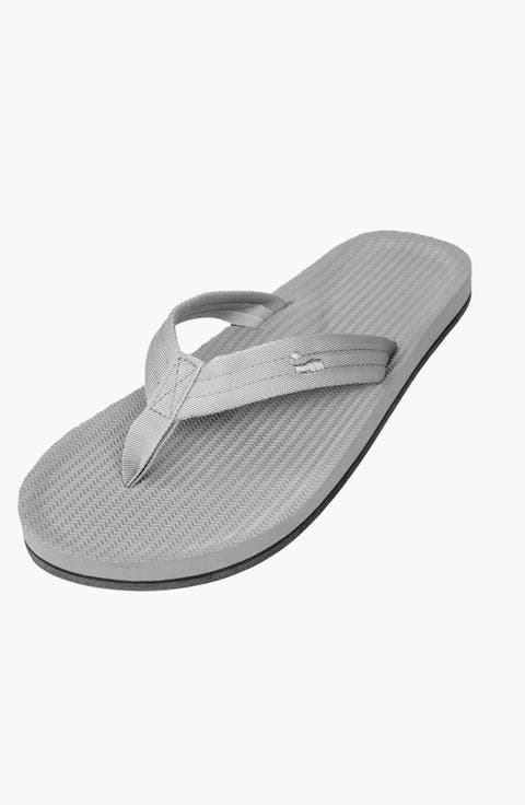 Responsibly-Made Tire Sole Easy Living Flip Flops (Male)