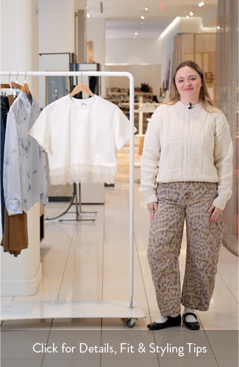 Grier Lace Trim Top, sales video thumbnail