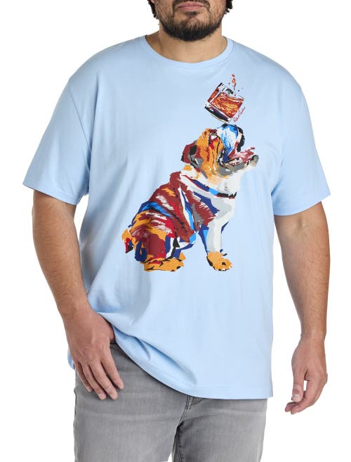 Robert Graham Dxl Big & Tall Whiskey Dog Graphic Tee