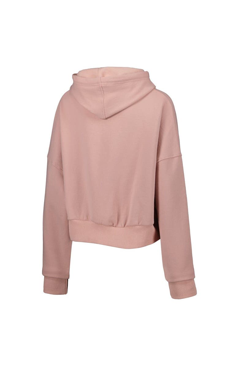 KADYLUXE Women's Pink Dallas Cowboys Reign Cropped Full-Zip Hoodie, Alternate, color,