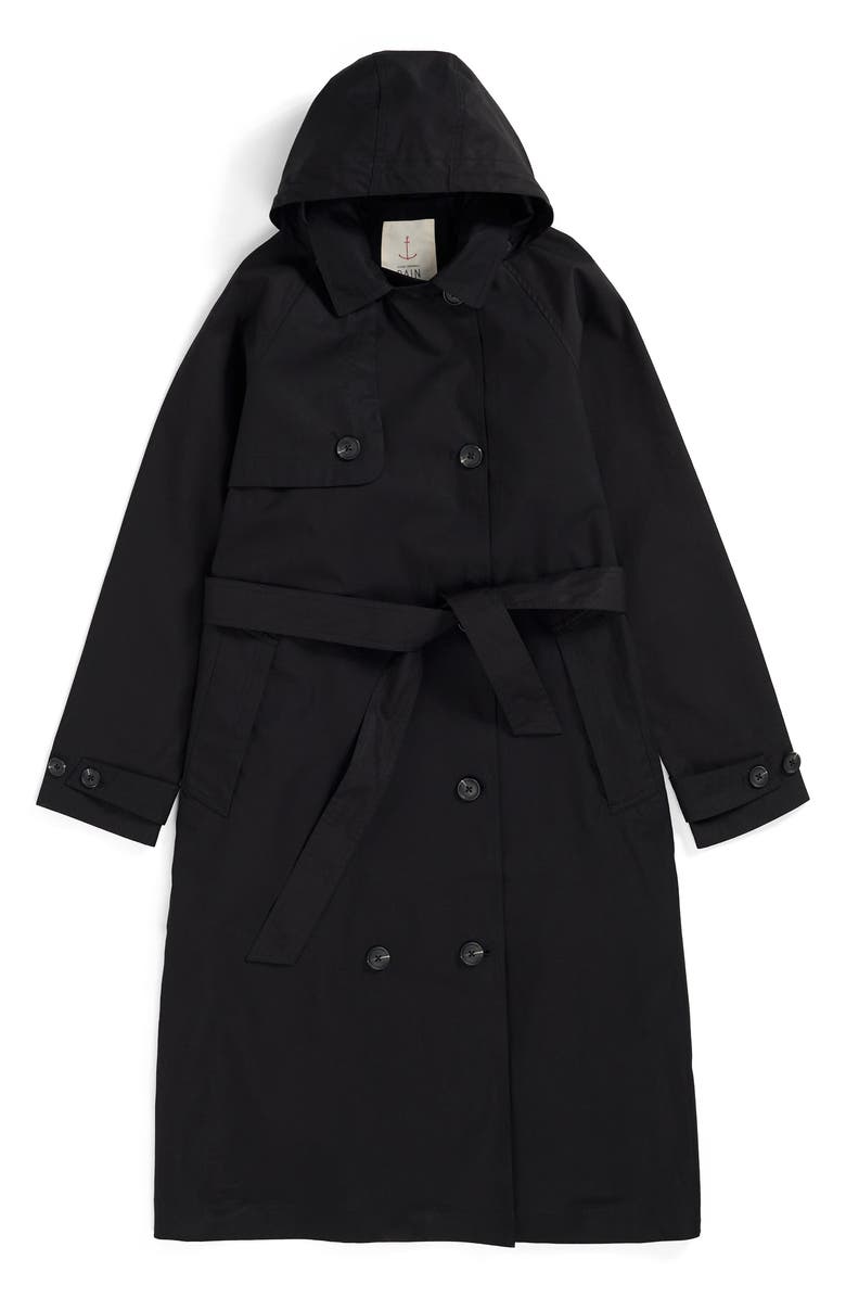 Seasalt Cornwall Penweathers Waterproof Organic Cotton Trench Coat, Alternate, color, 