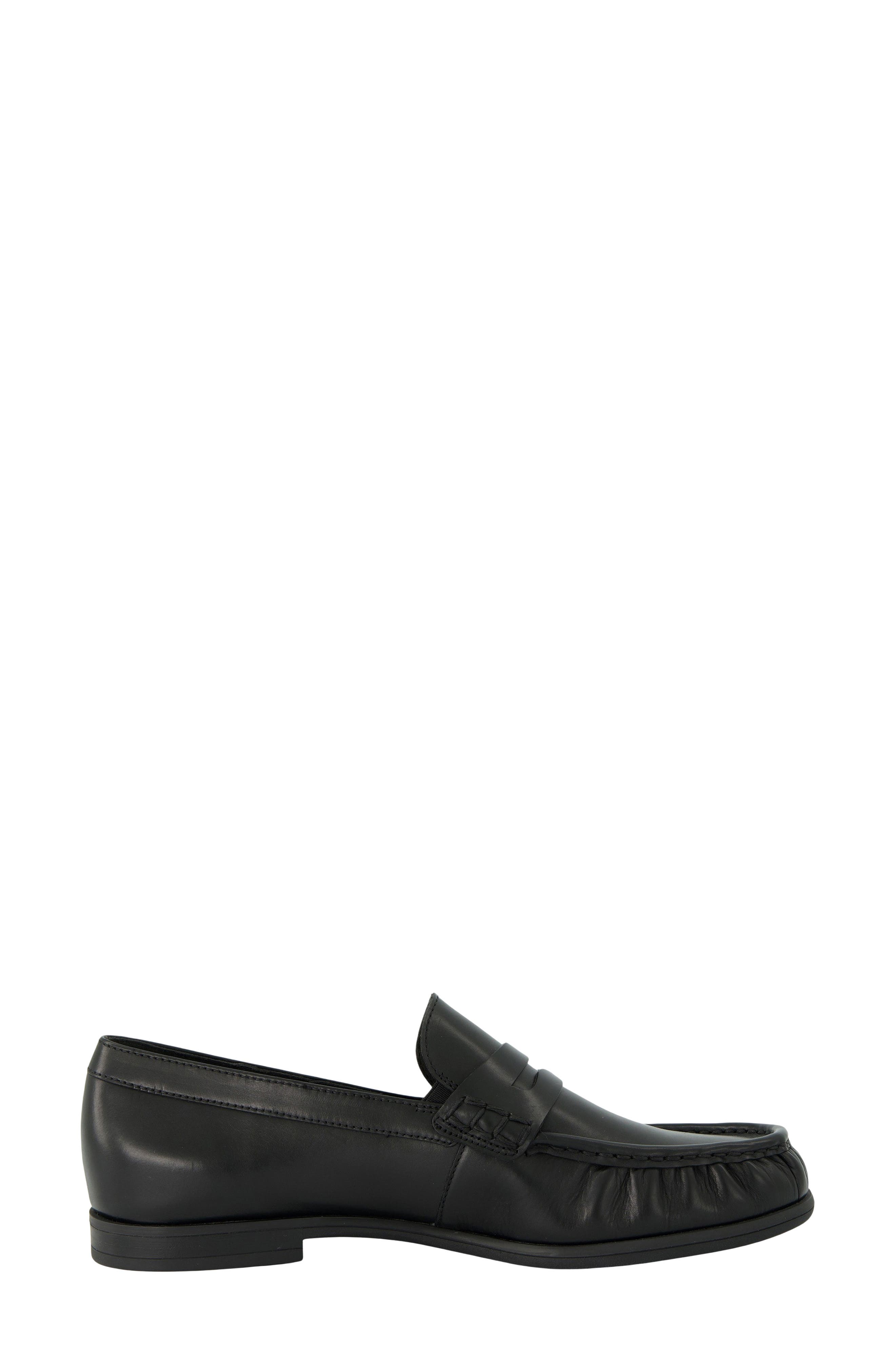 Ferris Loafer, Alternate, color, BLACK LEATHER