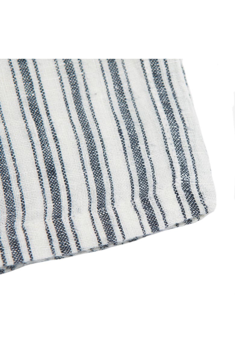 Boat Stripe Linen Napkins - Set of 4, Alternate, color, White/Blue 20" x 20"