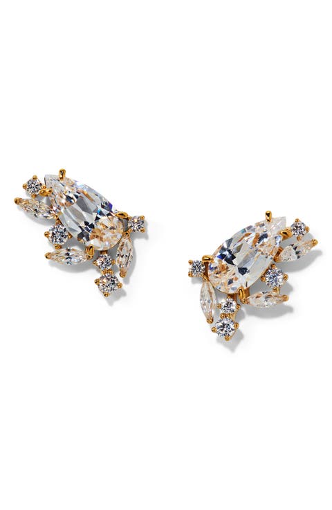 Cannes Cubic Zirconia Stud Earrings