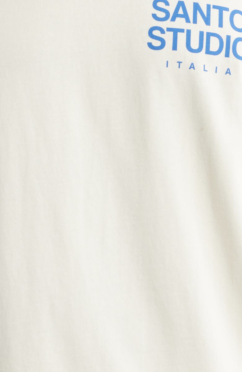 SANTO STUDIO Felicita Drappo Graphic T-Shirt, Alternate, color, Cream