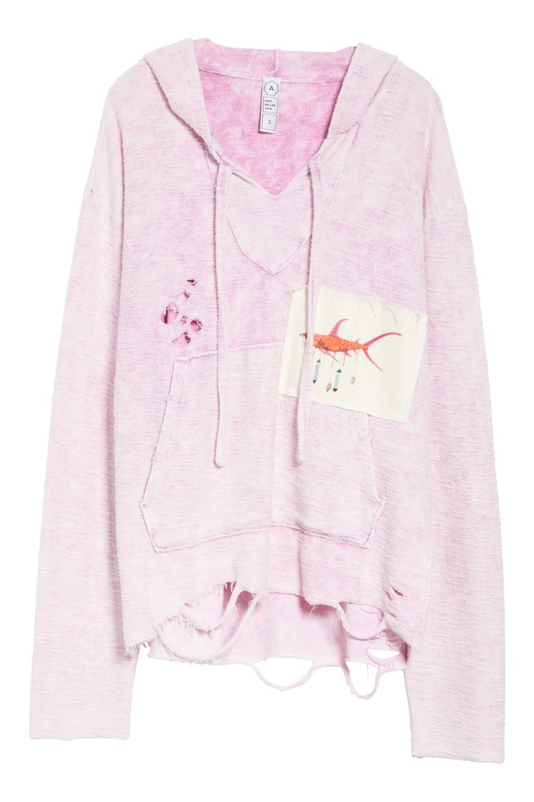 Sandy Baja Waterworld Hoodie, Alternate, color, LILAC