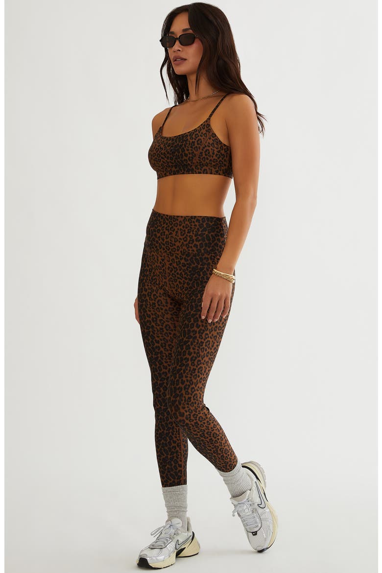 Sara Sports Bra, Alternate, color, CARAMEL LEOPARD