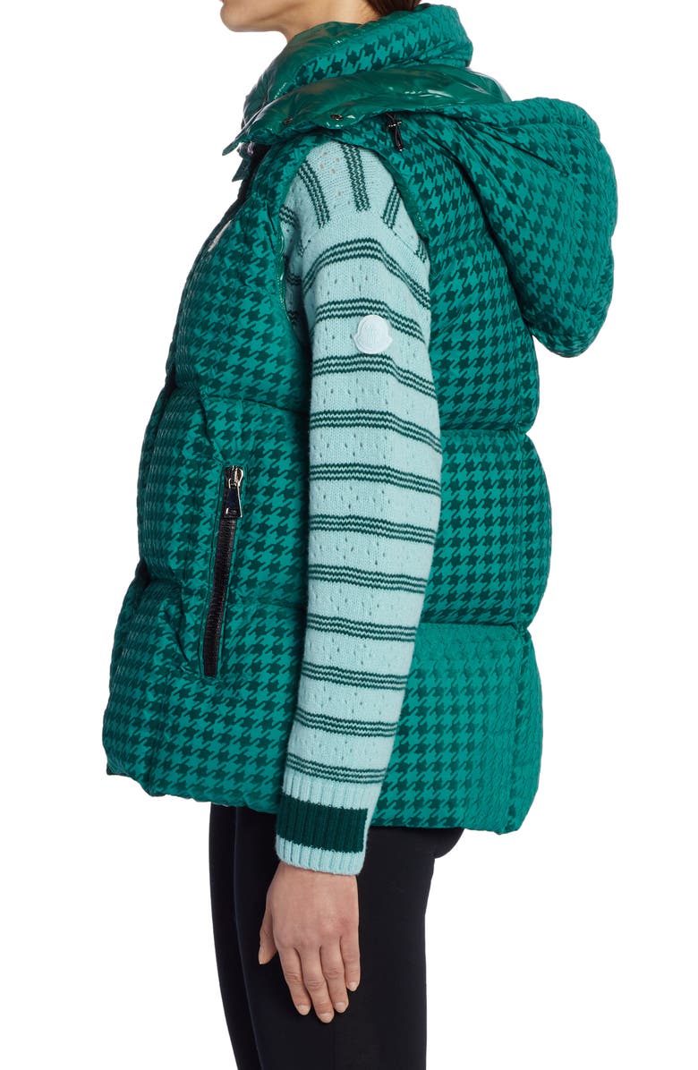 Moncler Luzule Quilted Down Vest with Removable Hood, Alternate, color,