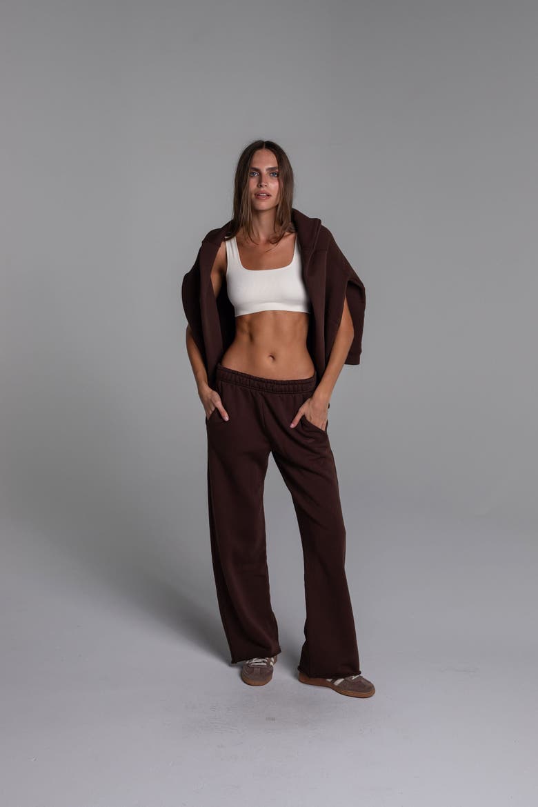 All Day Straight Leg Sweats, Alternate, color, Coffee