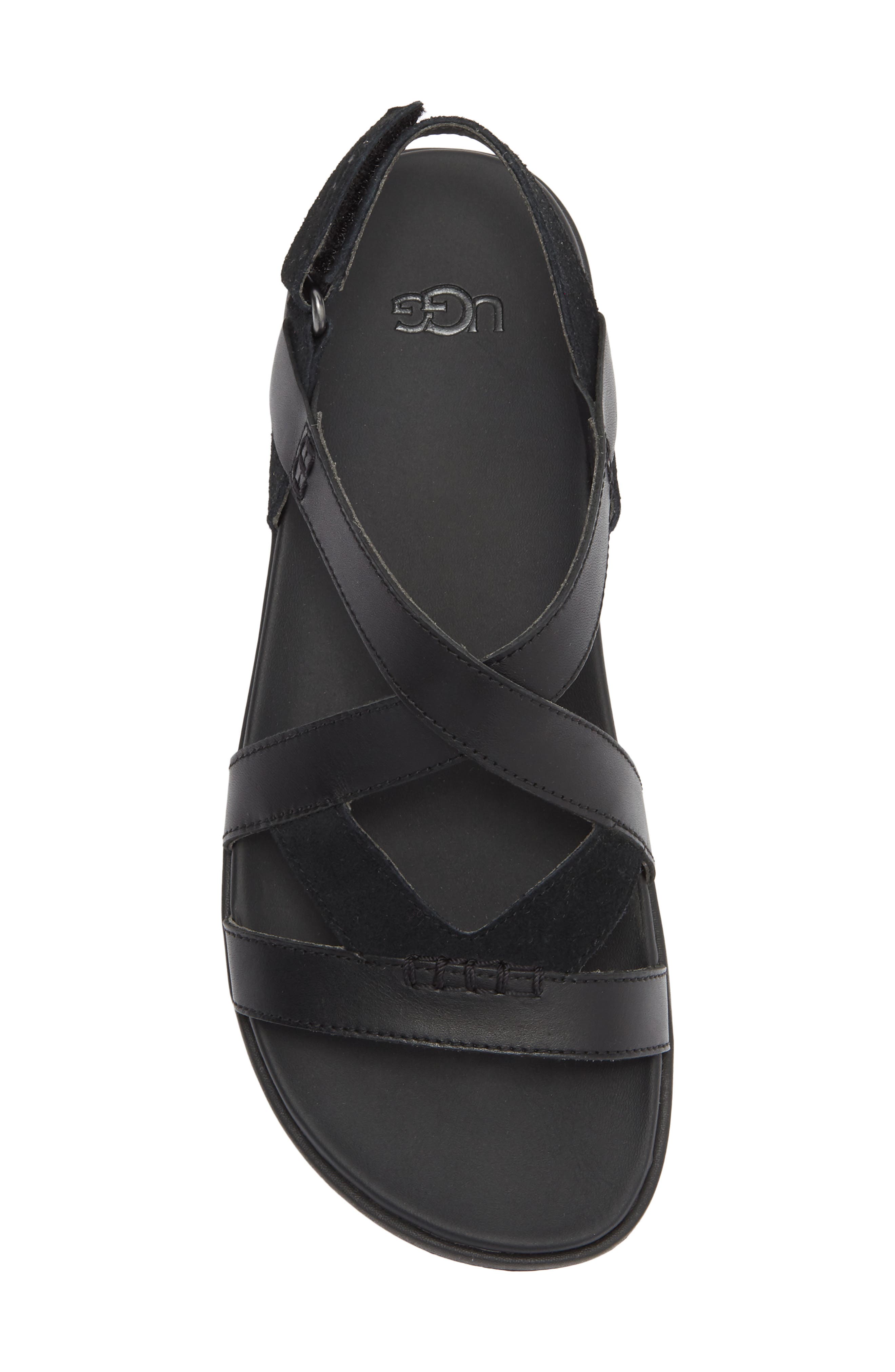UGG<sup>®</sup> Solivan Slingback Sandal, Alternate, color, Black
