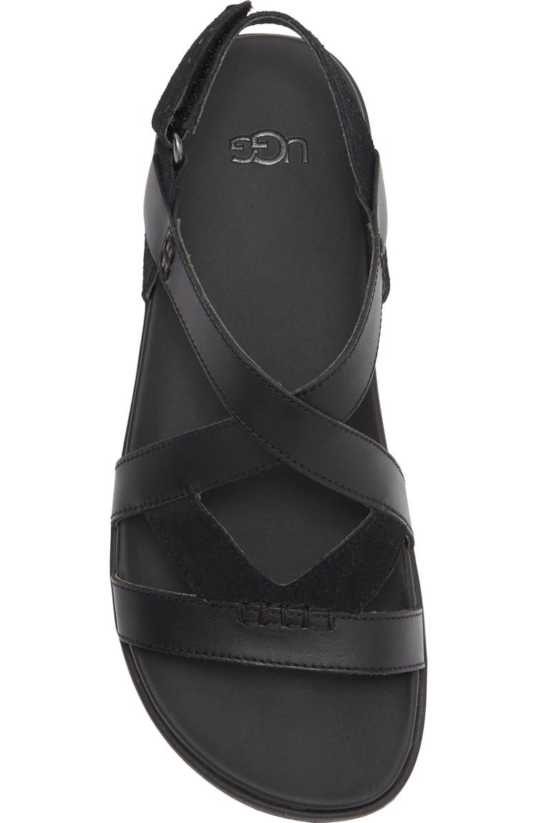 UGG<sup>®</sup> Solivan Slingback Sandal, Alternate, color, Black