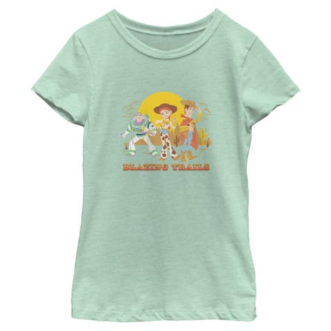 Girl's Toy Story 5 Blazing Trails  Graphic T-Shirt