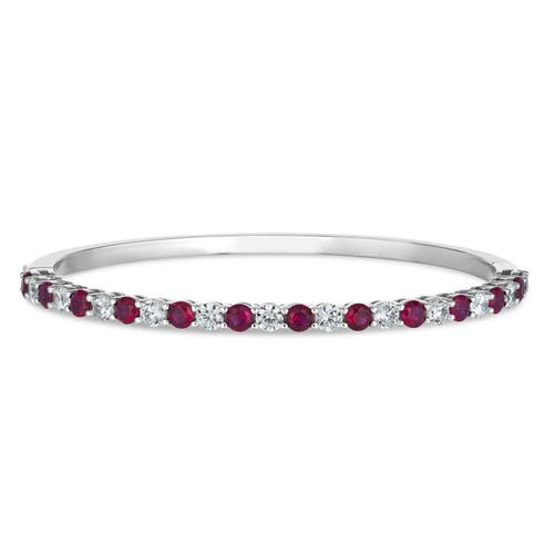 Anna Zuckerman Envy Classic Bangle Bracelet In Ruby