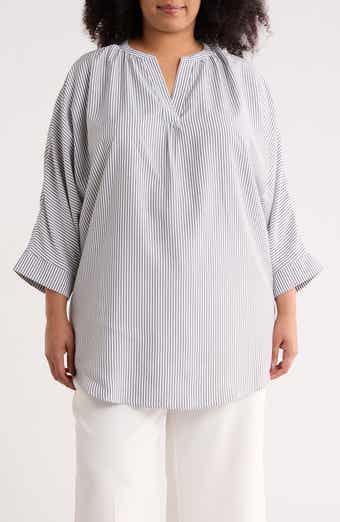 Pinstripe Tunic Top