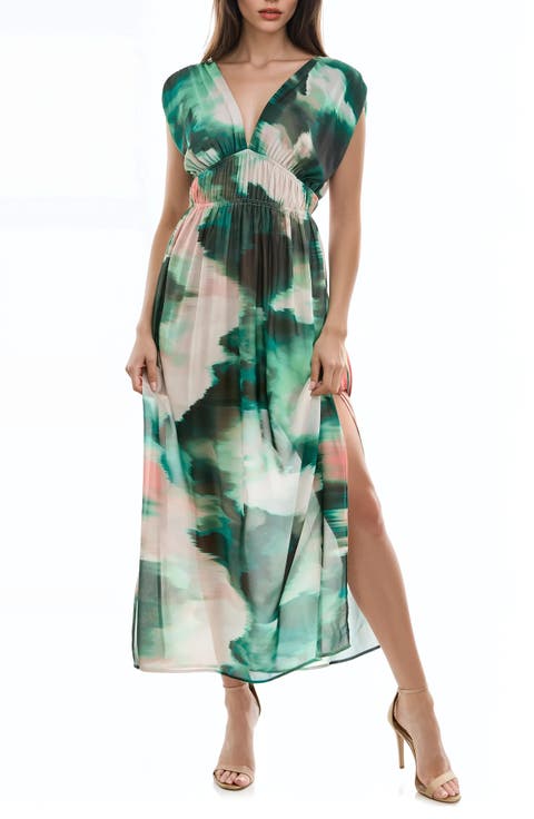V-Neck Maxi Dress