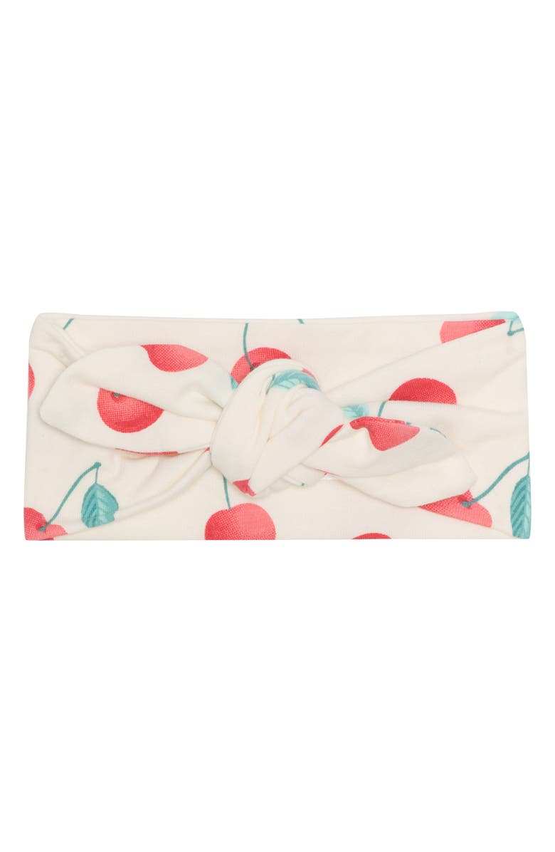 PL Baby by Petit Lem 5-Piece Cherry Print Gift Set, Alternate, color, Cherries