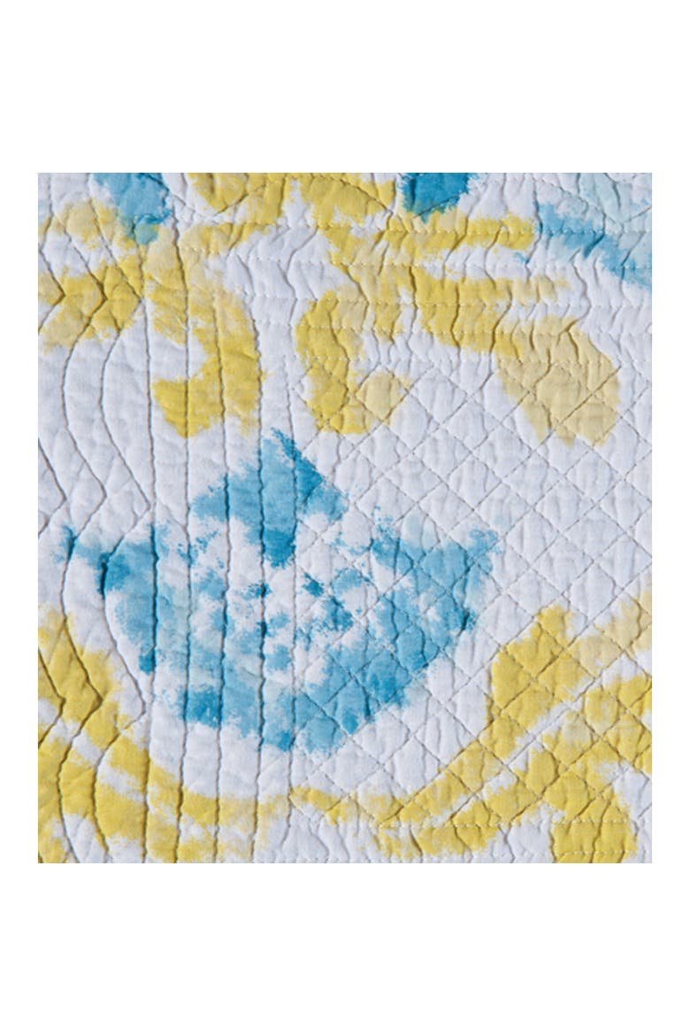 Delilah Quilted Reversible Oblong Placemats Set of 6, 13" x 19", Alternate, color, Blue