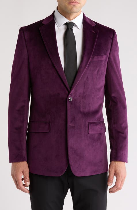 Two-Button Velvet Dinner Jacket