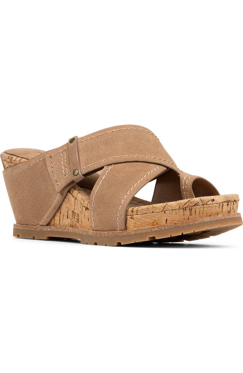 Donald Pliner Irini Platform Wedge Sandal, Main, color, Tobacco
