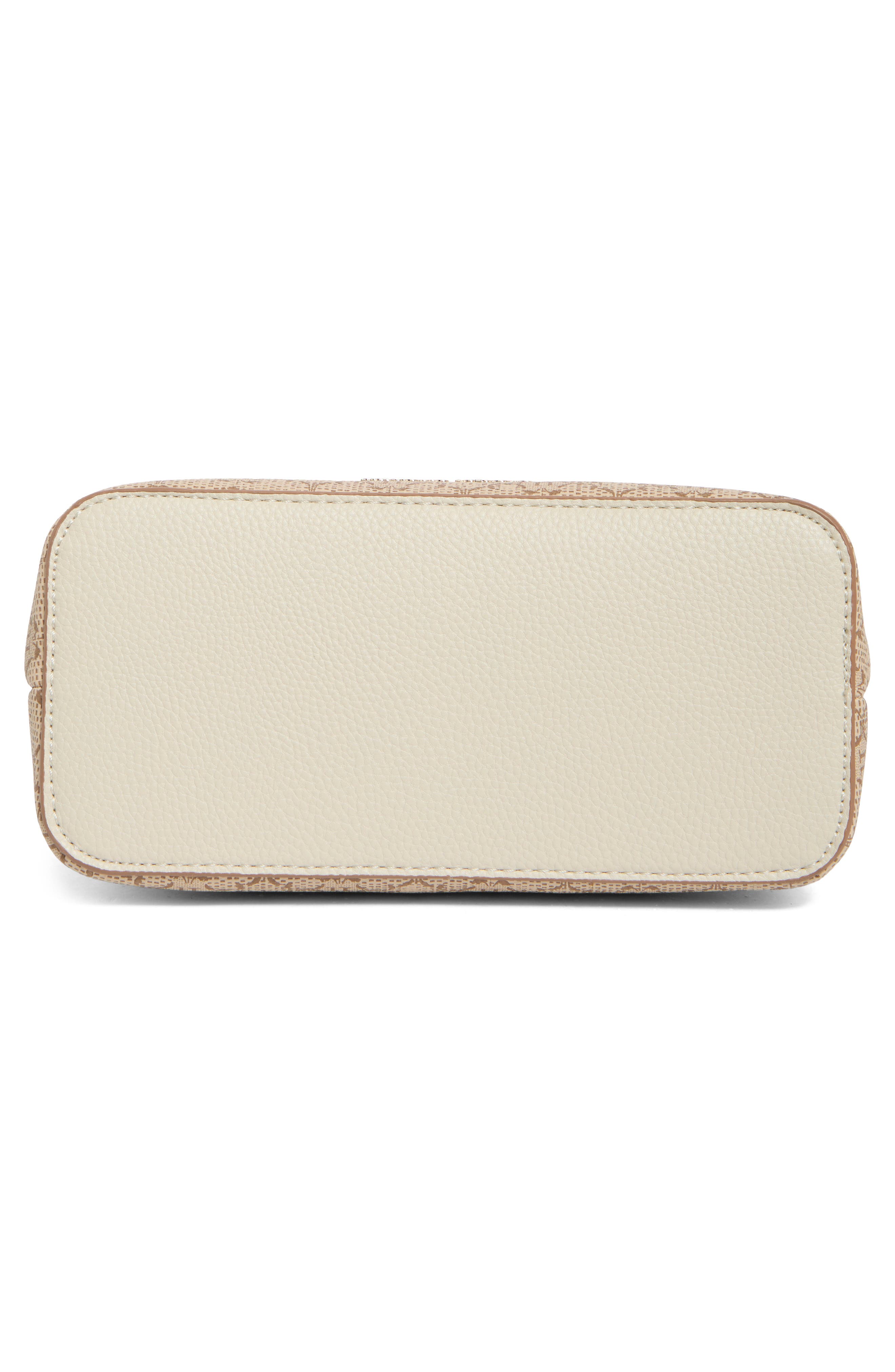 Nanette Lepore Mini Satchel Bag, Alternate, color, Almond Logo-Rice