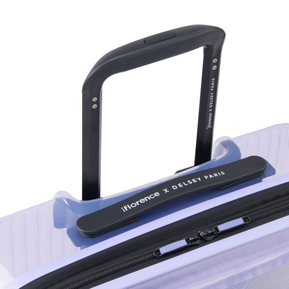 Florence by Mills Gotta Glow Expandable 24" Medium Spinner, Alternate, color, Translucent Purple