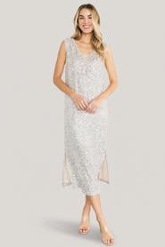 Baltic Børn Marissa Sequin Midi Dress